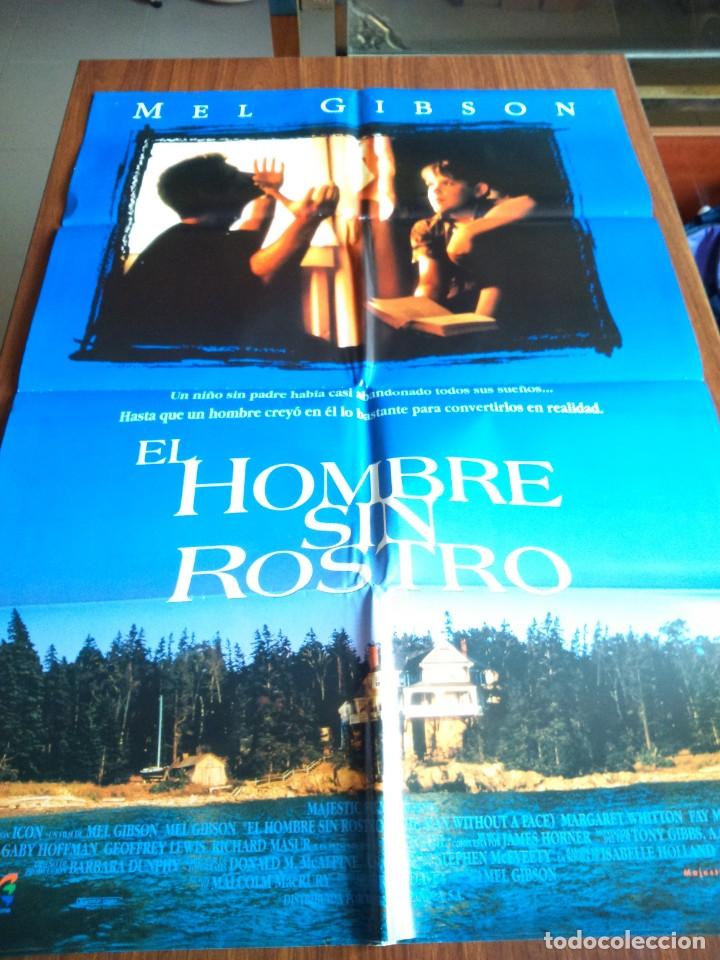 Cinema: POSTER -- EL HOMBRE SIN ROSTRO -- POSTER GRANDE -- ORIGINALES DE CINE --