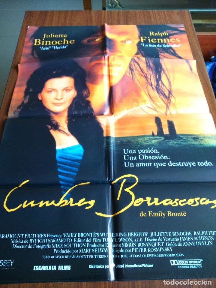 Cinema: POSTER -- CUMBRES BORRASCOSAS -- POSTER GRANDE -- ORIGINALES DE CINE --