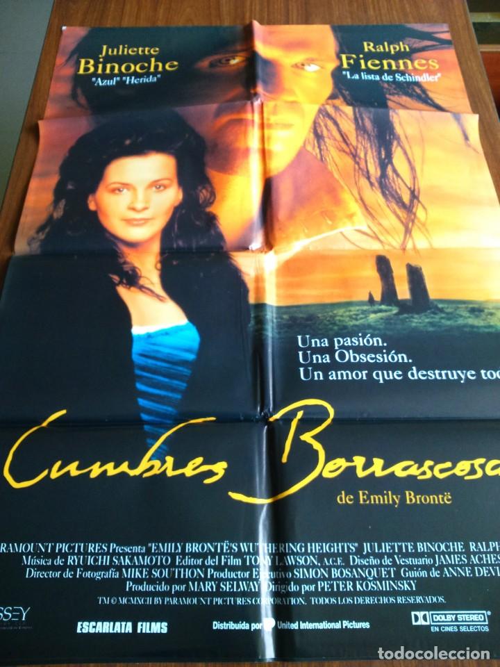 Cinema: POSTER -- CUMBRES BORRASCOSAS -- POSTER GRANDE -- ORIGINALES DE CINE --