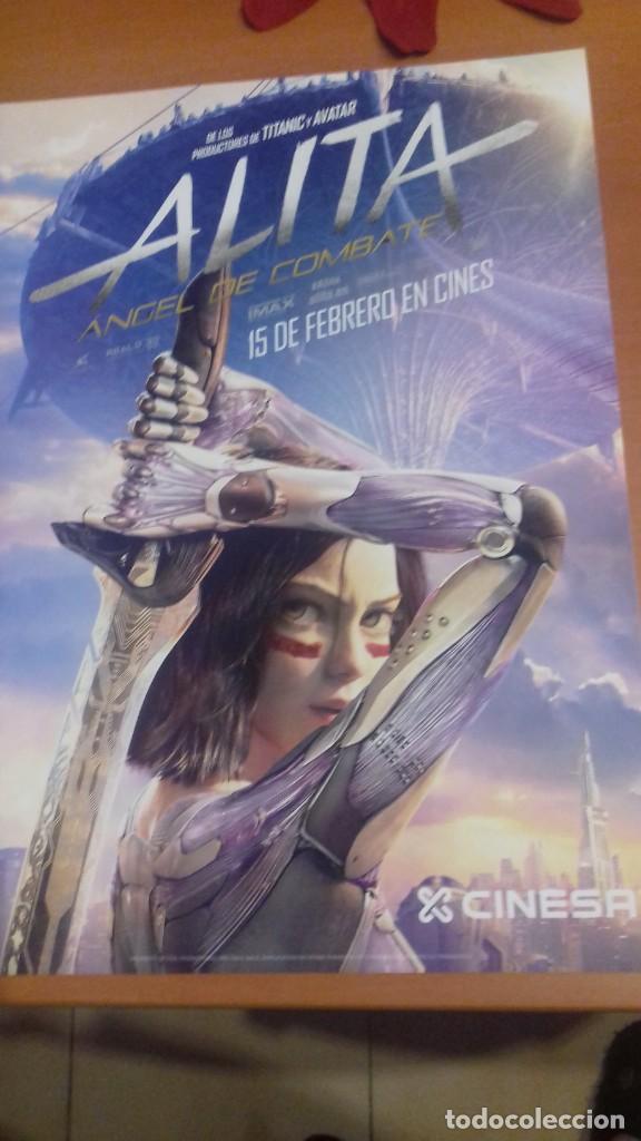 poster pelicula alita angel de combate cartulin - Compra venta en  todocoleccion