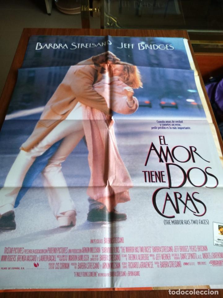 Cinema: POSTER -- EL AMOR TIENE DOS CARAS -- POSTER GRANDE -- ORIGINALES DE CINE --
