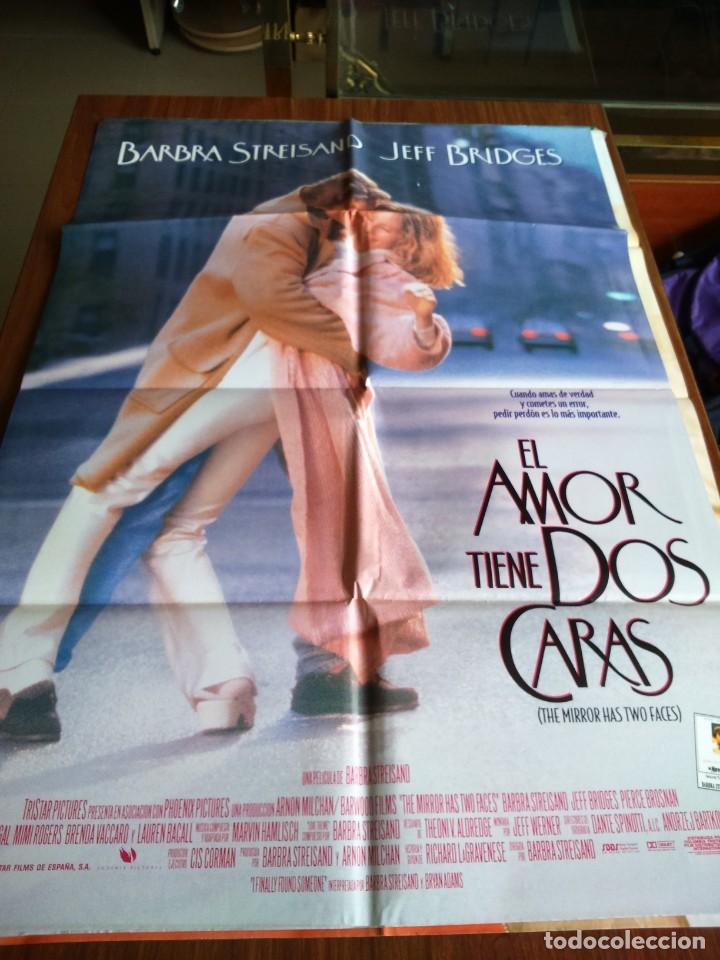 Cinema: POSTER -- EL AMOR TIENE DOS CARAS -- POSTER GRANDE -- ORIGINALES DE CINE --