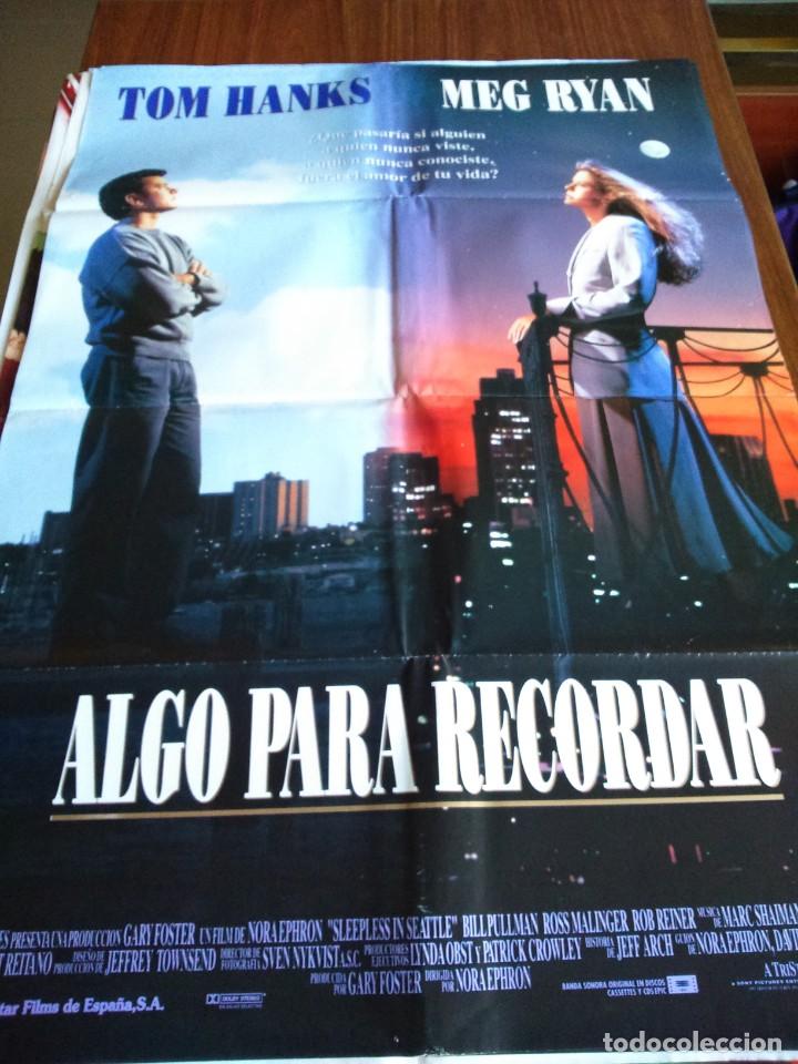 Cinema: POSTER -- ALGO PARA RECORDAR -- POSTER GRANDE -- ORIGINALES DE CINE --