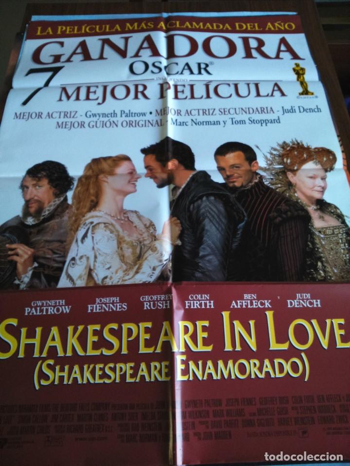Cinema: POSTER -- SHAKESPEARE IN LOVE -- POSTER GRANDE -- ORIGINALES DE CINE --