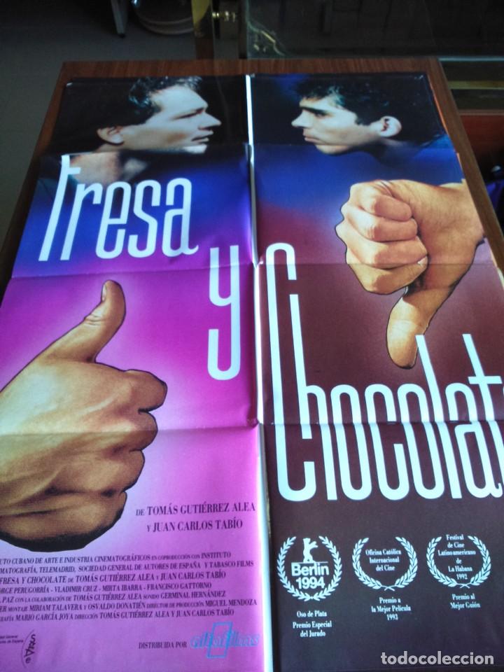 Cine: POSTER -- FRESA Y CHOCOLATE -- POSTER GRANDE -- ORIGINALES DE CINE --
