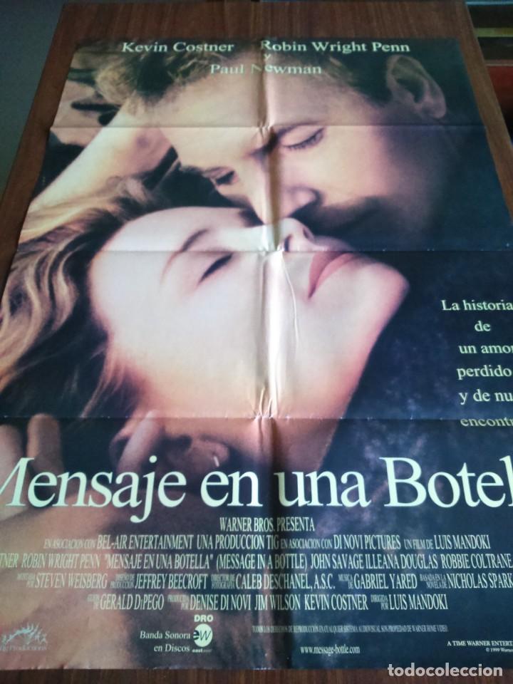Cine: POSTER -- MENSAJE EN UNA BOTELLA -- POSTER GRANDE -- ORIGINALES DE CINE --