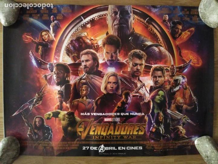 Kino: Vengadores, Infinity wars - APROX 50X70 MINICARTEL ORIGINAL CINE (M3)