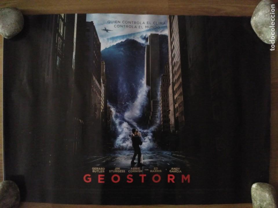 Cine: Geostorm - APROX 50X70 MINICARTEL ORIGINAL CINE (M3)