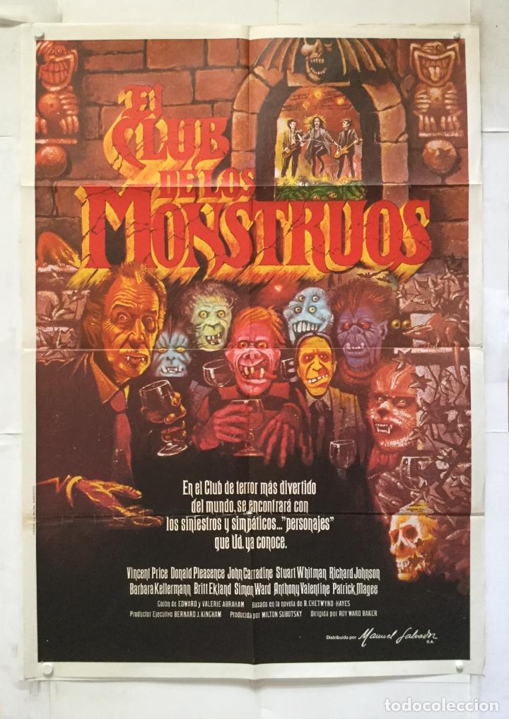 el club de los monstruos - poster cartel origin - Buy Posters of horror  movies on todocoleccion