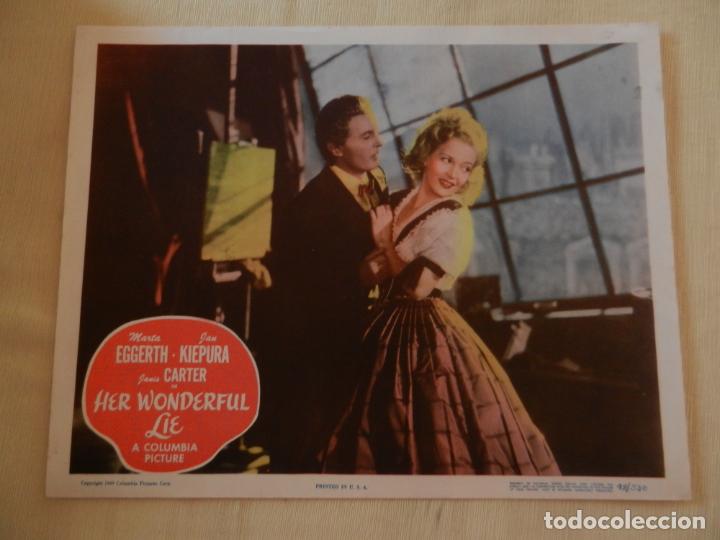 Cinema: AFICHE DE CINE. PEL&Iacute;CULA HER WONDERFUL LIE. MEDIDAS 35X28CM.