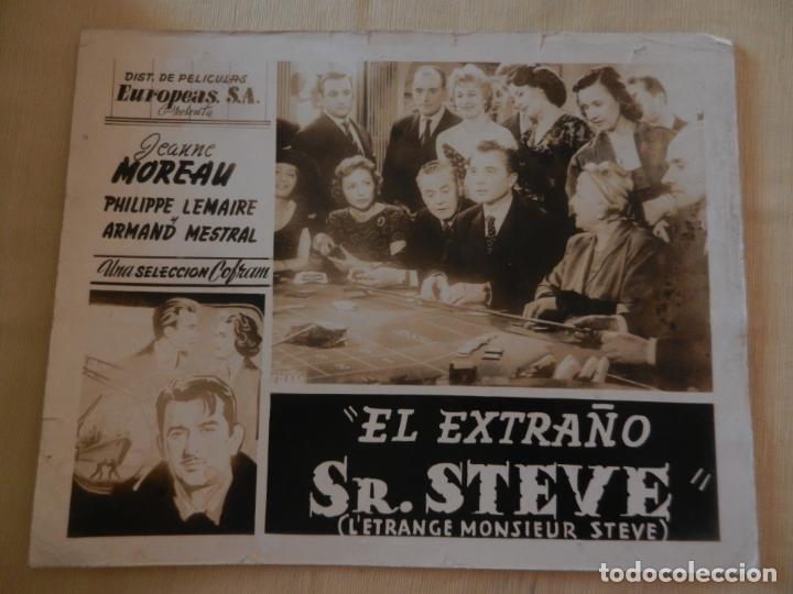 Cine: AFICHE DE CINE. PEL&Iacute;CULA EL EXTRA&Ntilde;O SR. STEVE. MEDIDAS 35X28CM.