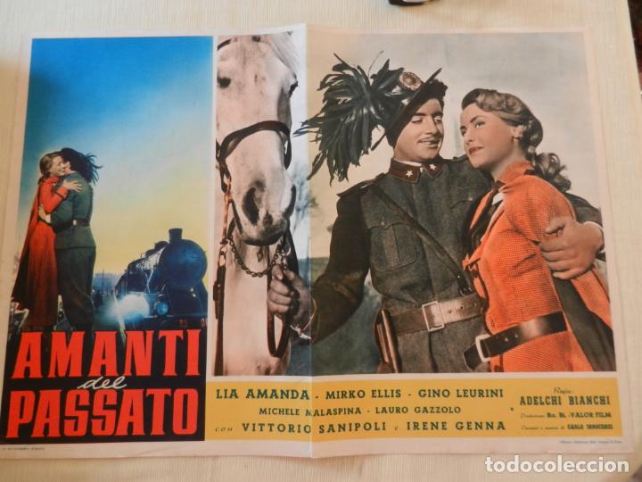 Cine: AFICHE DE CINE. PEL&Iacute;CULA AMANTI DEL PASSATO. MEDIDAS 48X34CM