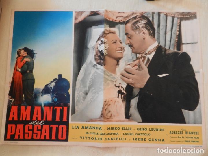 Cine: AFICHE DE CINE. PEL&Iacute;CULA AMANTI DEL PASSATO. MEDIDAS 48X34CM