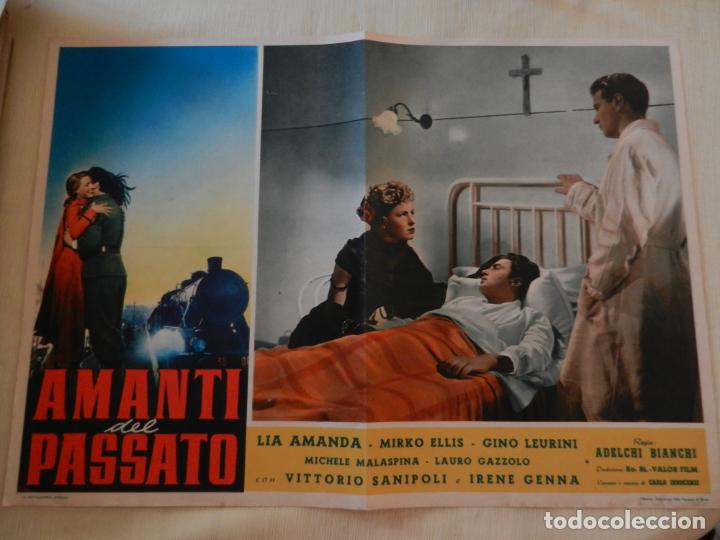 Cine: AFICHE DE CINE. PEL&Iacute;CULA AMANTI DEL PASSATO. MEDIDAS 48X34CM