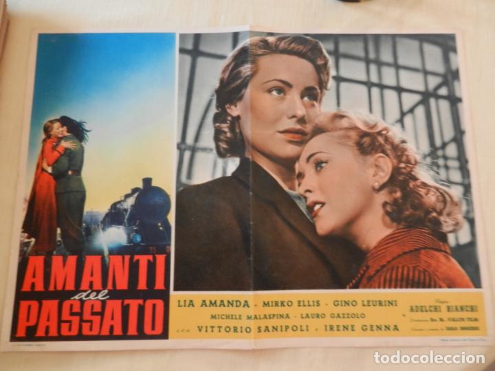 Cine: AFICHE DE CINE. PEL&Iacute;CULA AMANTI DEL PASSATO. MEDIDAS 48X34CM