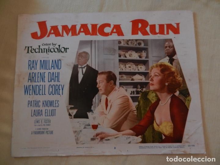 Cine: AFICHE DE CINE. PEL&Iacute;CULA JAMAICA RUN. MEDIDAS 36X28CM