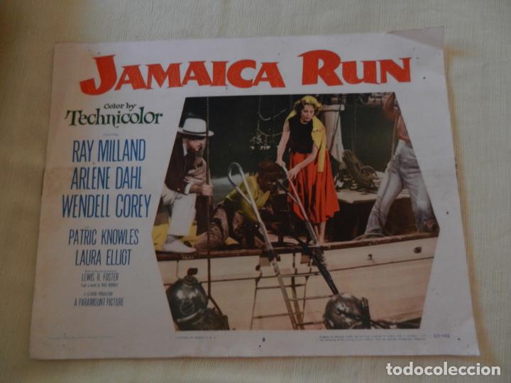 Cine: AFICHE DE CINE. PEL&Iacute;CULA JAMAICA RUN. MEDIDAS 36X28CM