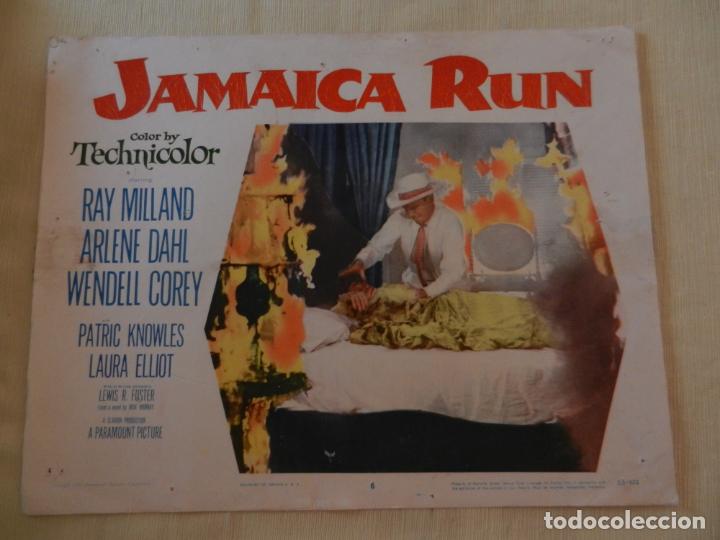 Cine: AFICHE DE CINE. PEL&Iacute;CULA JAMAICA RUN. MEDIDAS 36X28CM