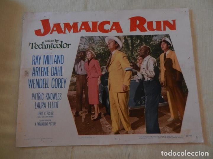 Cine: AFICHE DE CINE. PEL&Iacute;CULA JAMAICA RUN. MEDIDAS 36X28CM
