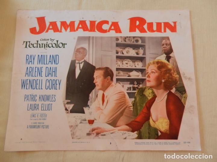 Cine: AFICHE DE CINE. PEL&Iacute;CULA JAMAICA RUN. MEDIDAS 36X28CM