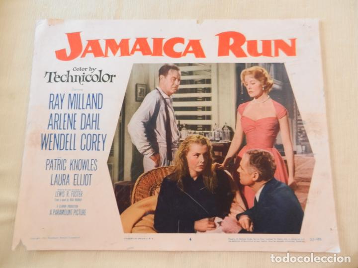 Cine: AFICHE DE CINE. PEL&Iacute;CULA JAMAICA RUN. MEDIDAS 36X28CM