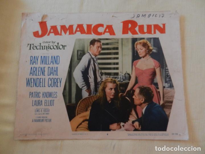 Cine: AFICHE DE CINE. PEL&Iacute;CULA JAMAICA RUN. MEDIDAS 36X28CM