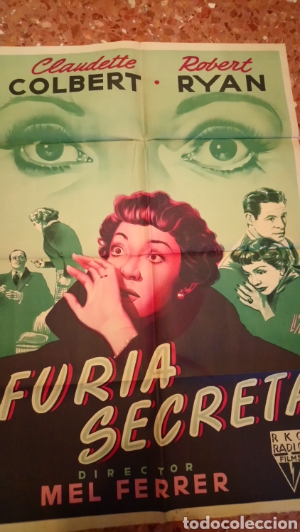 Cine: Furia secreta claudette colbert cartel original