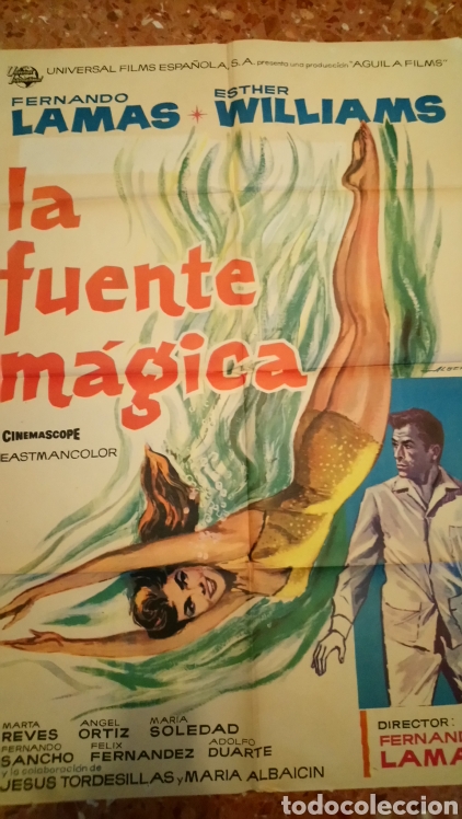 Cinema: La fuente magica esther williams cartel 1962