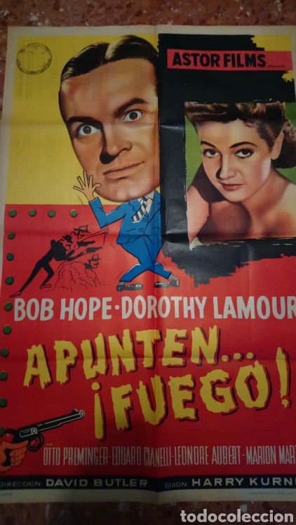 Cinema: Apunten fuego bob hope cartel original