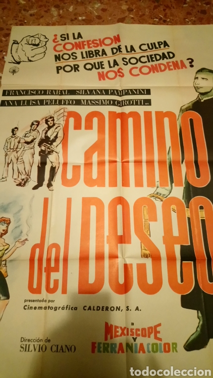 Cine: Cartel original camino del deseo francisco rabal
