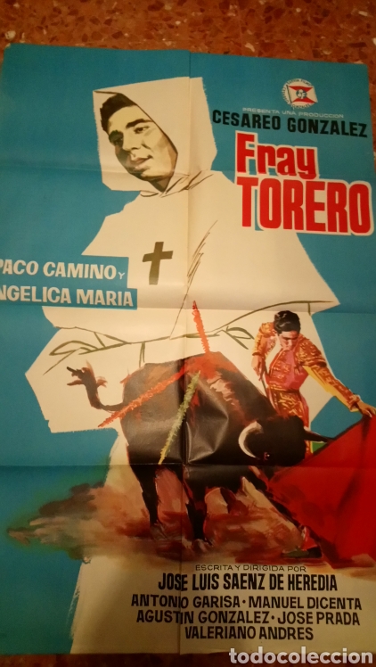 Cine: Cartel original fray torero paco camino