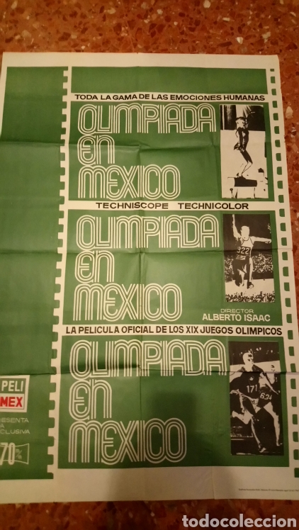Cine: Cartel original olimpiada en mexlco - Foto 1