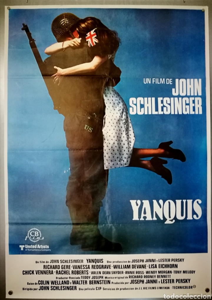 Cine: YANQUIS - 1980 - CARTEL DE LA PELICULA 70 X100 - (2)