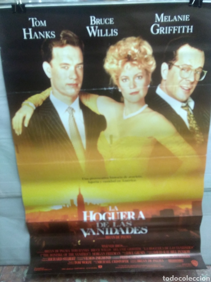 Cin&eacute;ma: CARTEL DE CINE, LA HOGUERA DE LAS VANIDADES.