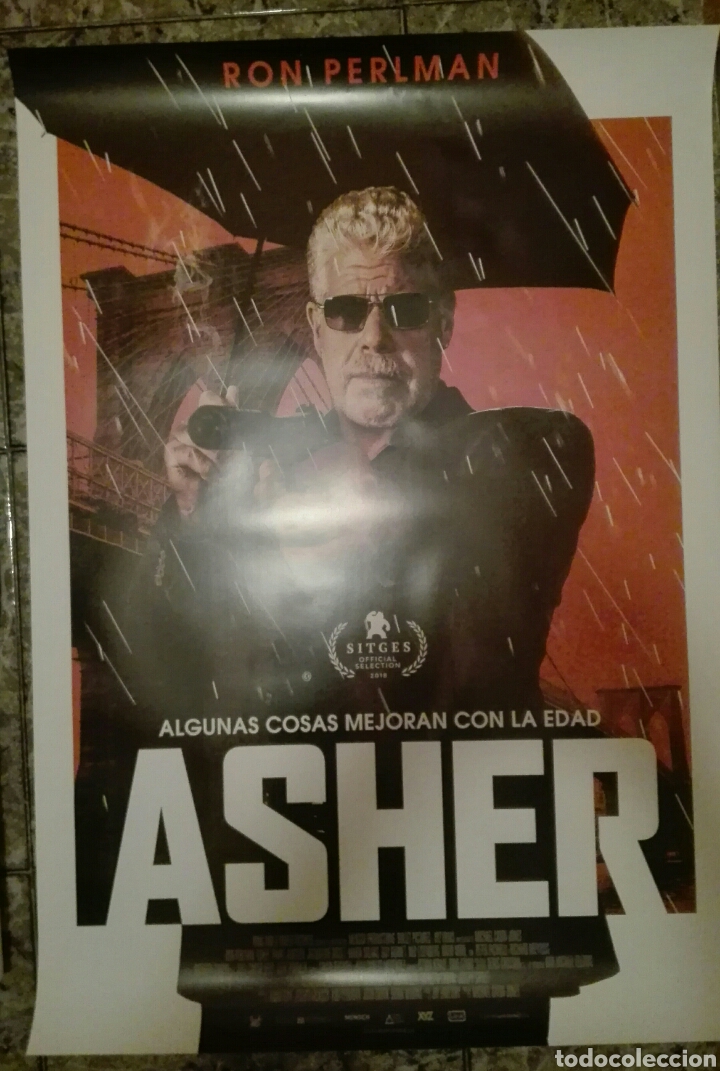 Cine: Poster Original Asher 100x70 - Foto 1