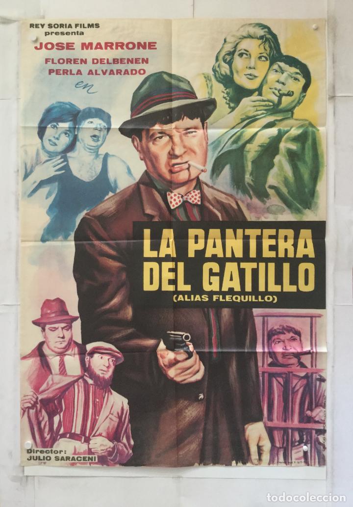 Cine: LA PANTERA DEL GATILLO alias flequillo - JOSE MARRONE floren delbenen POSTER cartel ORIGINAL