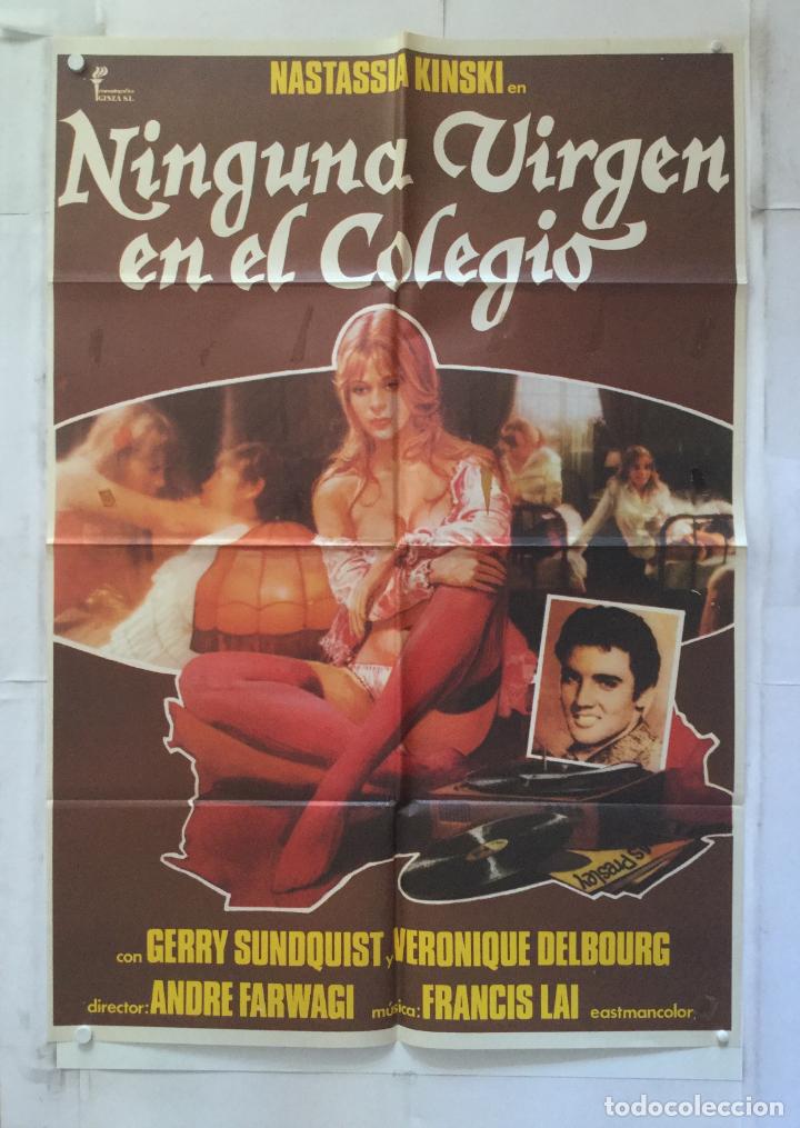 Cine: ninguna virgen en el colegio - poster cartel original Leidenschaftliche Bl&uuml;mchen Nastassja Kinski
