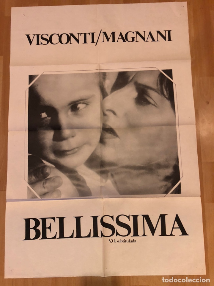 Cine: Cartel o poster de bell&iacute;ssima anna Magnani luchino visconti