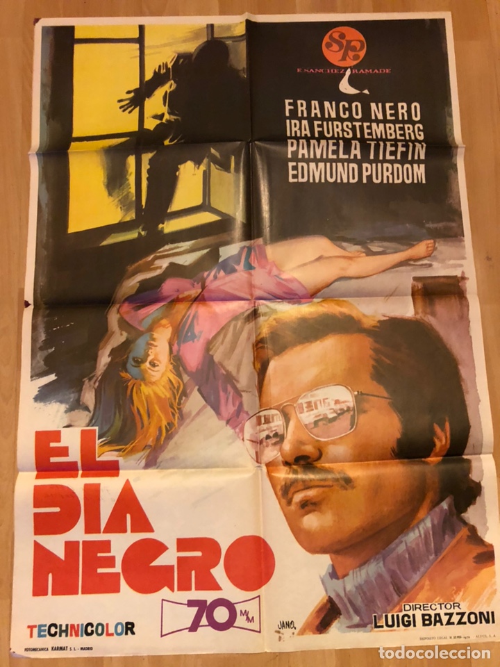 Cin&eacute;ma: Cartel o poster el d&iacute;a negro franco nero ira de furstemberg