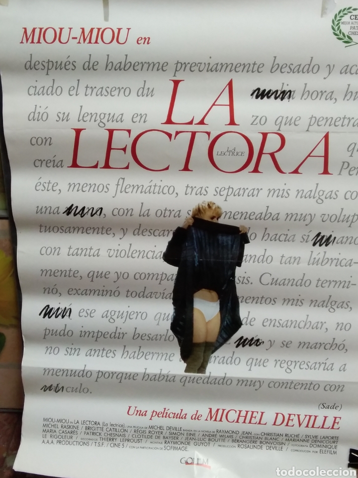 Cine: CARTEL DE CINE LA LECTORA