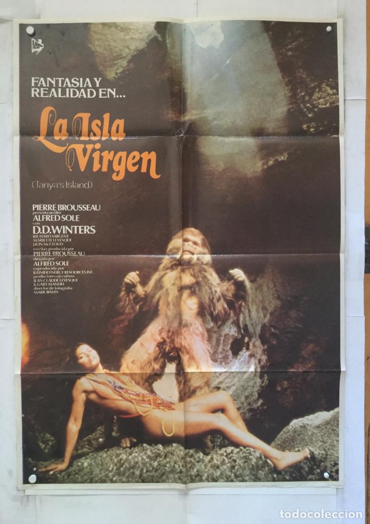 Cin&eacute;ma: la isla virgen - cartel poster original - tanya's island mariette levesque d d winters alfred sole