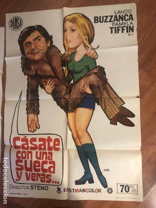 Cine: casate con una sueca y veras poster 100x70