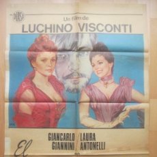 Cine: CARTEL CINE, EL INOCENTE, GIANCARLO GIANNINI, LAURA ANTONELLI, 1976, JANO, C1515