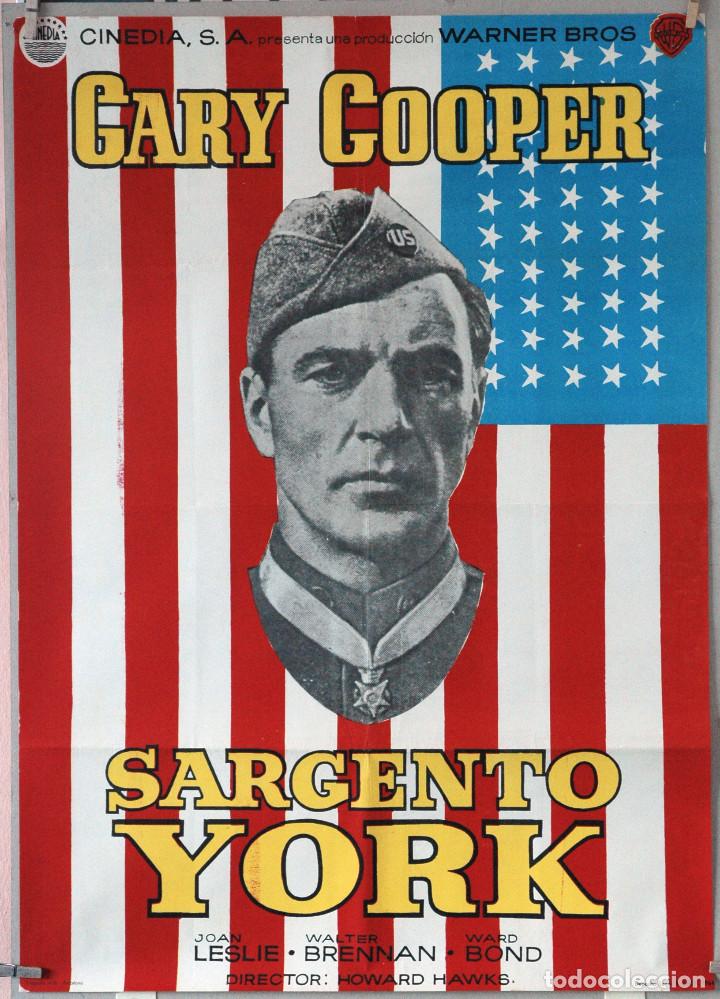 Cine: SARGENTO YORK. GARY COOPER-HOWARD HAWKS - Foto 1