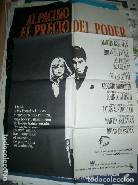 Cine: P&oacute;ster de cine original 70x100cm ALPACINO EN EL PRECIO DEL PODER