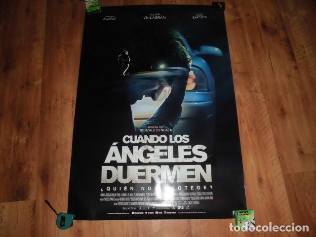 Cin&eacute;ma: POSTER O CARTEL DE CINE: CUANDO LOS ANGELES DUERMEN . ORIGINAL. BUEN ESTADO.
