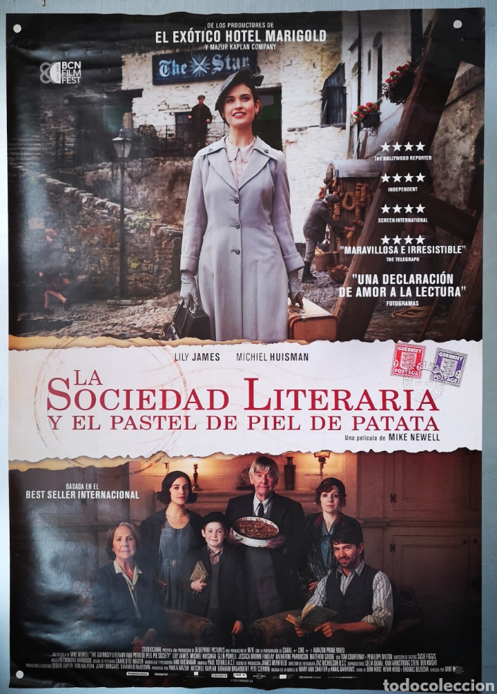 Cin&eacute;ma: LA SOCIEDAD LITERARIA Y EL PASTEL DE PIEL DE Patata - 70 X 100 - (2)