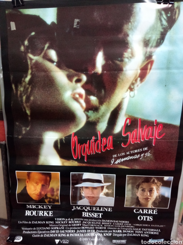 Cinema: Cartel de cine orquidias salvaje