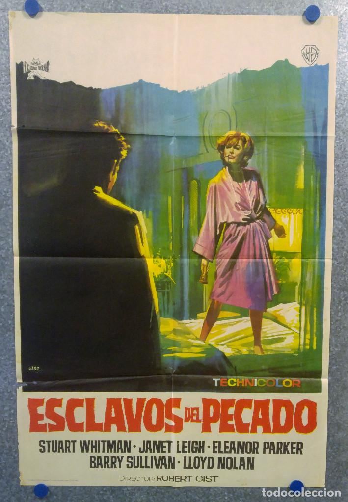 Cinema: Esclavos del pecado. Stuart Whitman, Janet Leigh, Eleanor Parker. A&Ntilde;O 1967 POSTER ORIGINAL