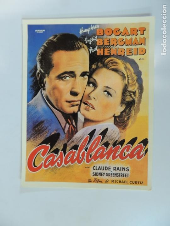 Cine: casablanca - POSTER CARTEL ORIGINAL humphrey bogart ingrid bergman lauren films sin doblar